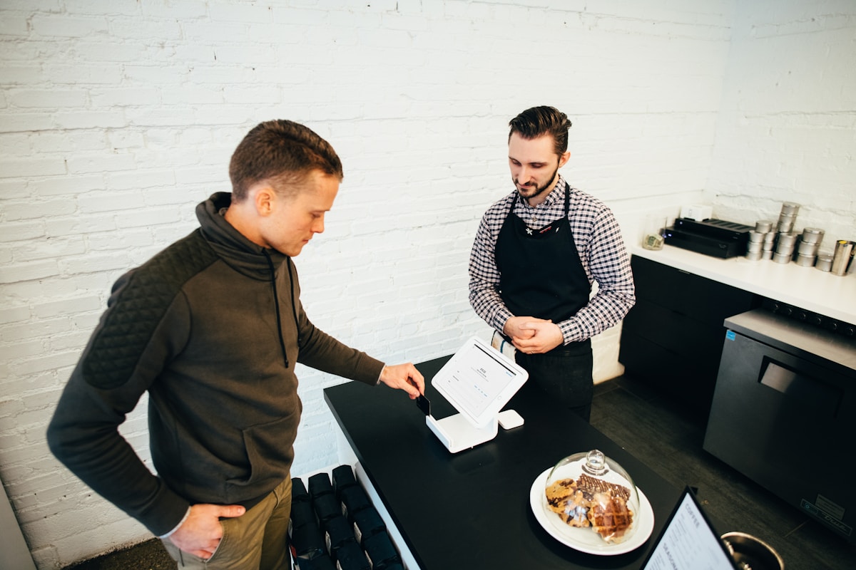 Professional working remotely on a digital business